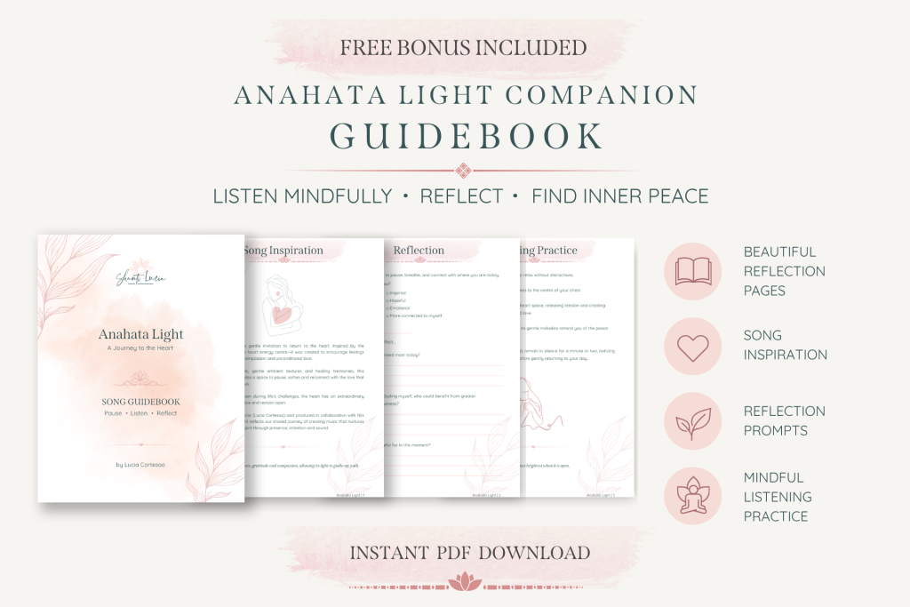 Anahata Light 4-page heart chakra Reflection Companion