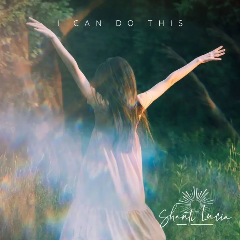 I Can Do This motivational song cover featuring a woman with her arms raised in a colourful, uplifting landscape