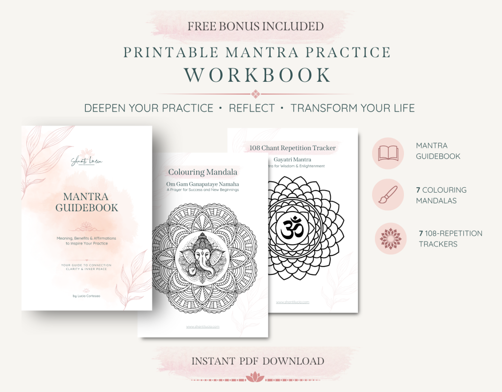 Mantra Workbook mockup image